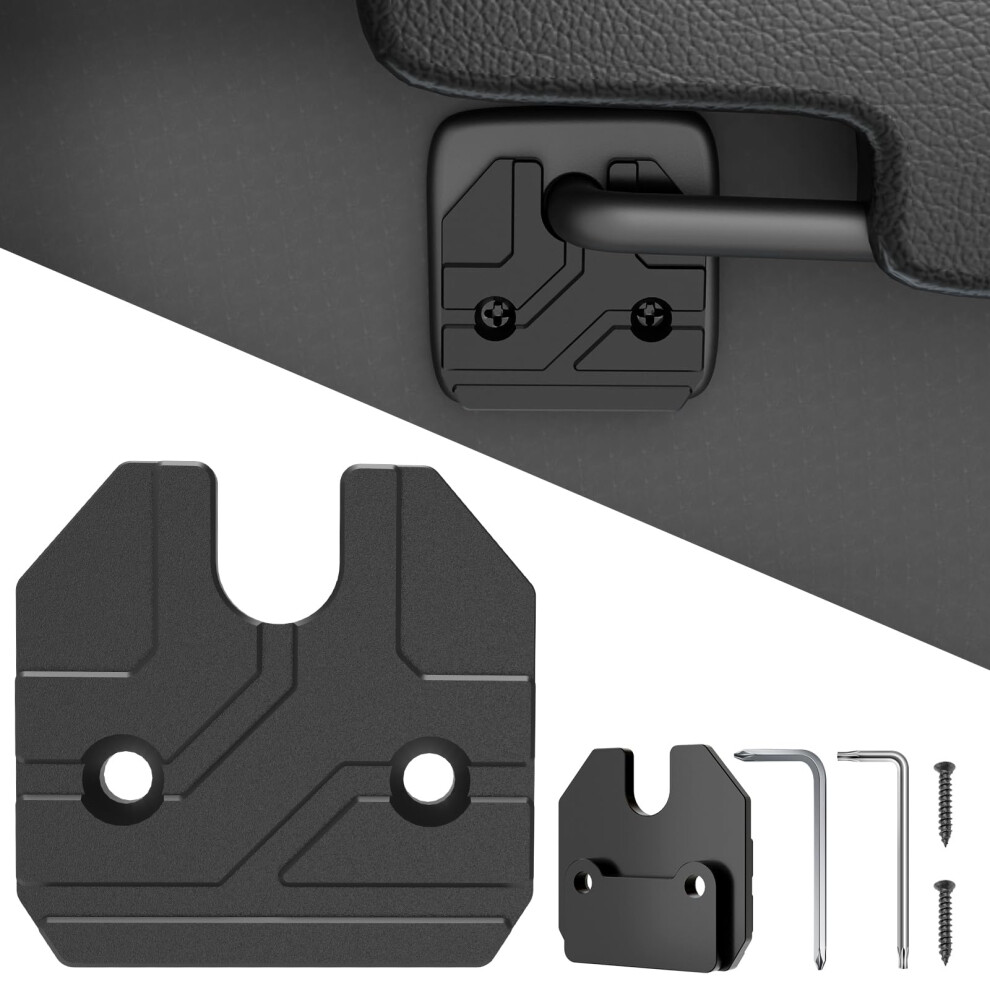 Sun Visor Repair Kit Fits For Dodge Ram 1500 Trucks 2019-2023 1 Pack Aluminum Sun Visor Clip Car Sun Visor Fixer Truck Visor Clip Fix Kit Vi Black 702571692317