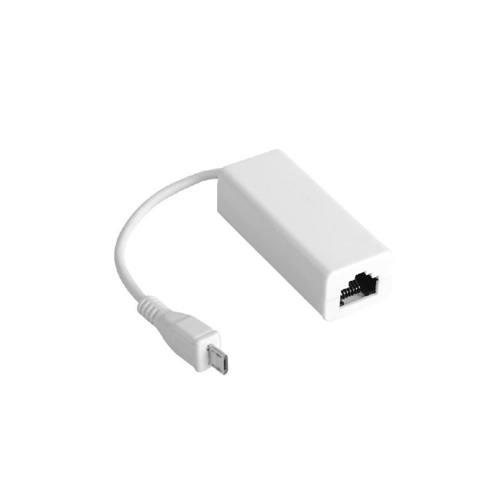 MicroConnect Netzwerkadapter (Micro USB, RJ45 (1x)), Netzwerk Adapter, Weiss - Bild 2
