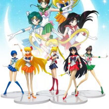 Moon Sailor 5pcs Role Pvc Toy Model Desktop Decoration Gift Christmas Children