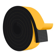 Trisiki Weather Stripping Door Seal Strip  Strong Adhesive Foam Insulation Tape for Doors and Windows  SoundProof Weatherproof Air Conditioning Insula