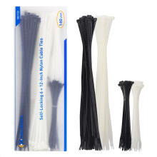 Cble Matters 140 pack Cbles pour intrieur et extrieur 6 12 pouces auto-verrouillage auto-verrouillage du nylon