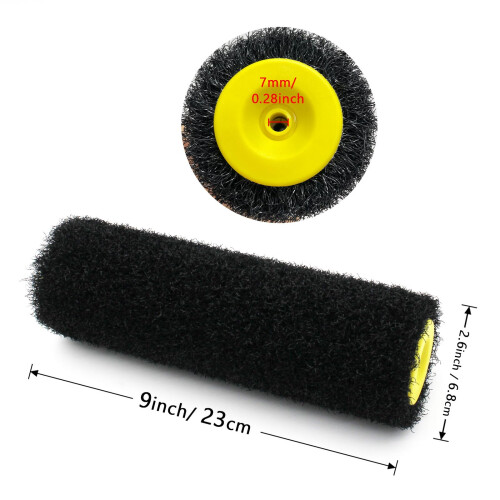 XWADJCD Rolo composto de drywall de 9 polegadas Rolo de textura de drywall adequado para cobrir superfcies de parede e teto 1