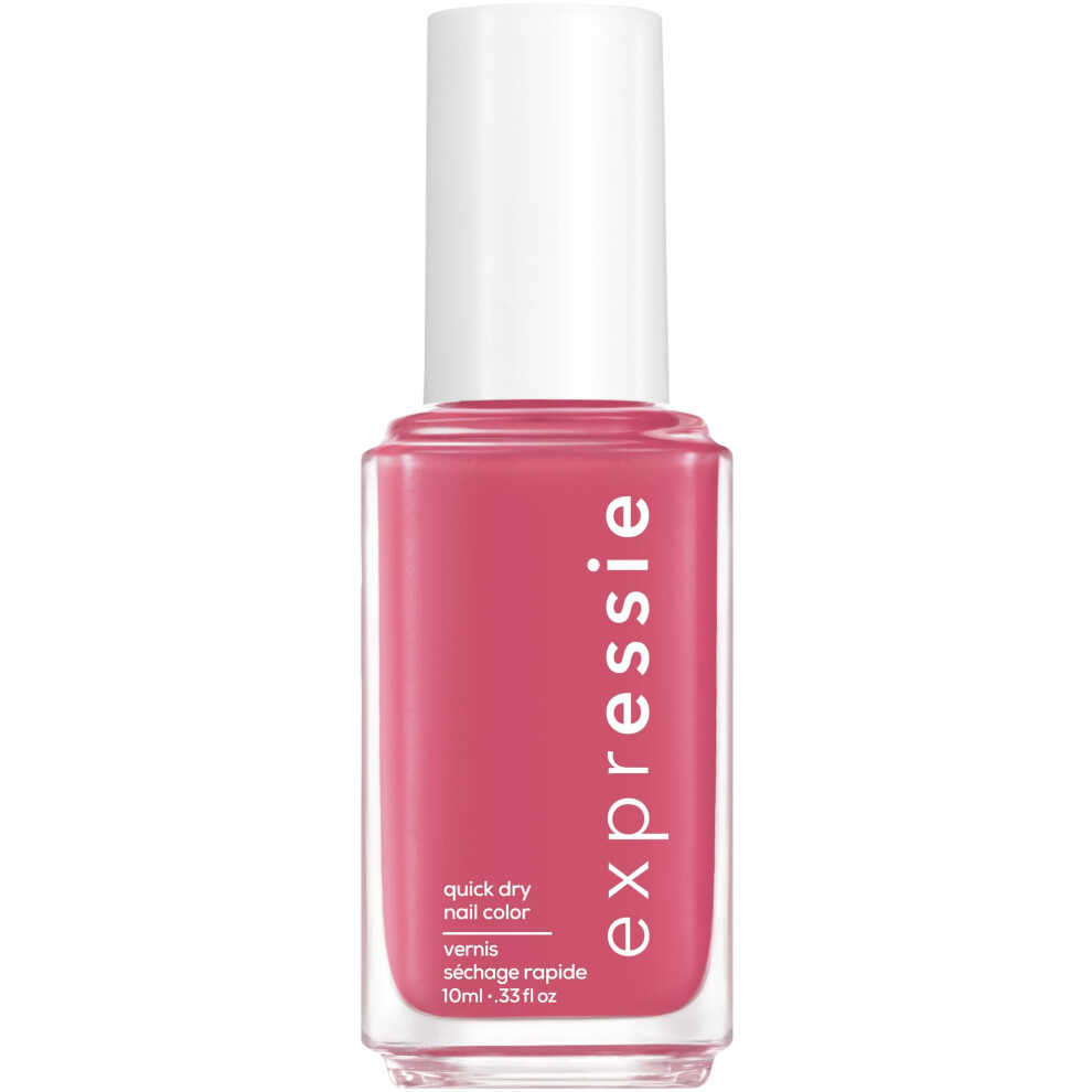 Essie Pink Expressie Nail Polish Quick-Dry Hot Nail Polish Vegan Crave The Chaos 0.33 Fl Oz
