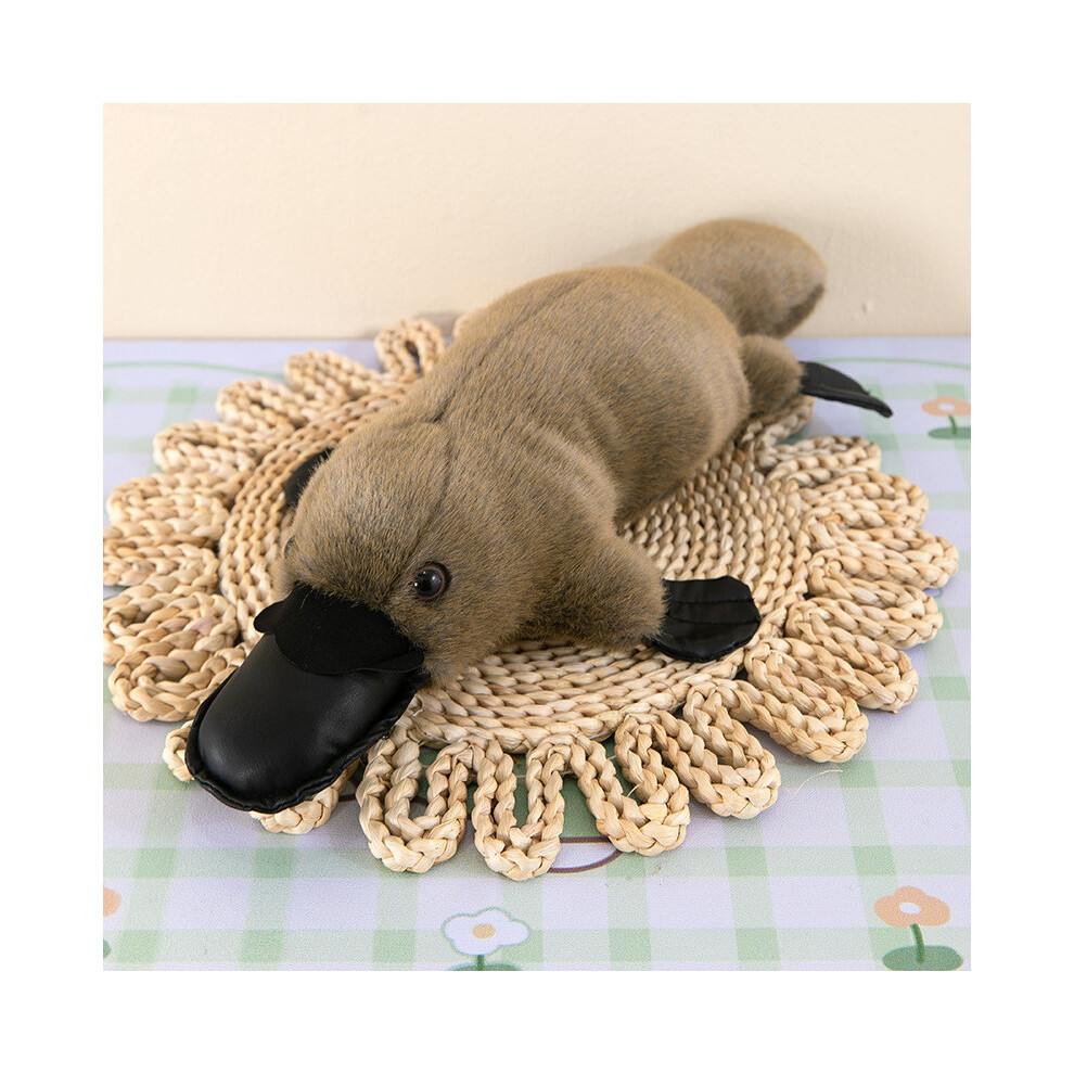 (Brown, 45cm) Platypus Plush Toy Dolls Room Decoration Ornaments Christmas Children Gifts