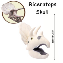 (Style E) Plush Dinosaur Skull Toy Dolls Allosaurus Ground Sloth Diplodocus Stegosaurus
