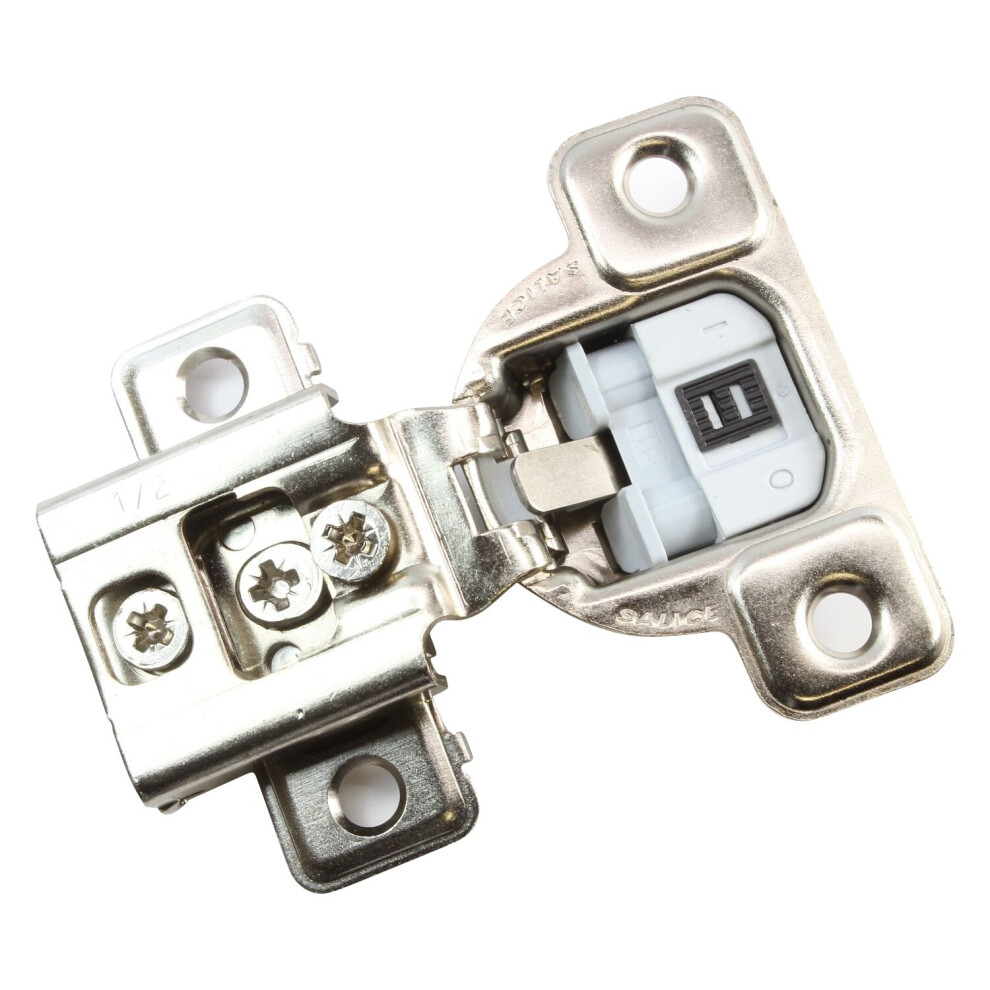 Salice 106 Degree Silentia E-Centhree 1/2"""" Overlay Screw On Soft Close Cabinet Hinge With 3 Cam Adjustment Cup37d9r (25 Pack) 609792655476
