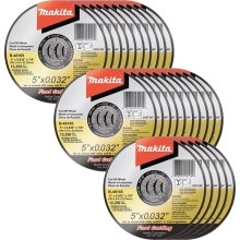 Makita B-46165-25 5 """" x .032 """" x 7/8 """" Ultra Fin Cut-Off (25 pacote) inoxid vel