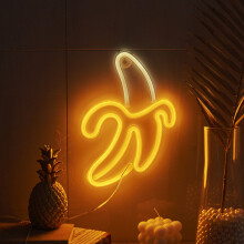 (Banana) Sign Game Neon Gamepad Shape Led Lights Gift Snoopy Cloud Ice Lamp Unique Cream