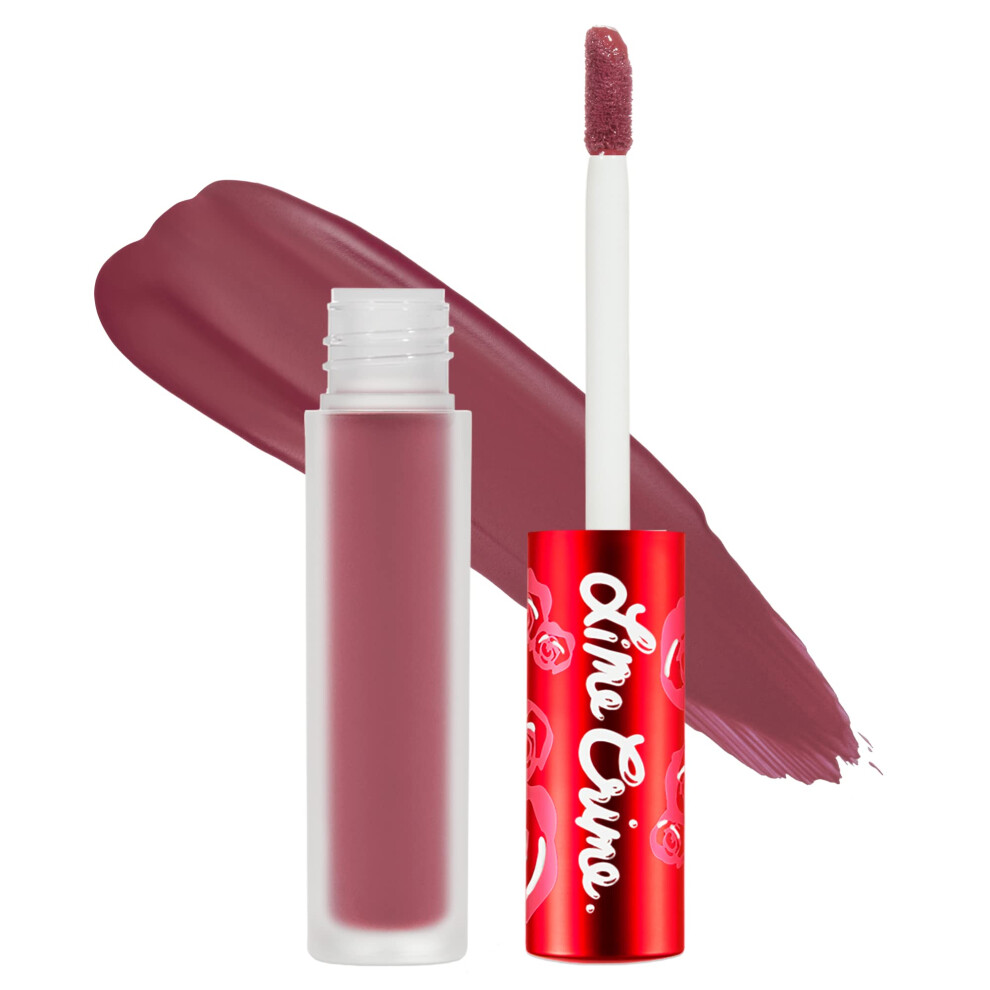 Lime Crime Velvetines Liquid Matte Lipstick  Sasha (Toasted Rose) - Bold  Long Lasting Shades & Lip Lining - Stellar Color & High Comfort for All-Day