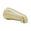 Westbrass E531-1F-01 5-1/4"""" standaard frontaansluiting kuipuitloop gepolijst messing 1