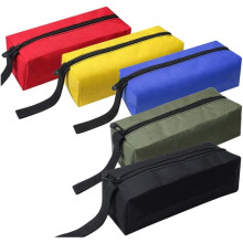 HunterBee Small Tool Bag Heavy Duty Waterproof Fabric Tool Pouch tool Pouch - Small Tool Bag Zipper Pouch small Tool Bag Organizer