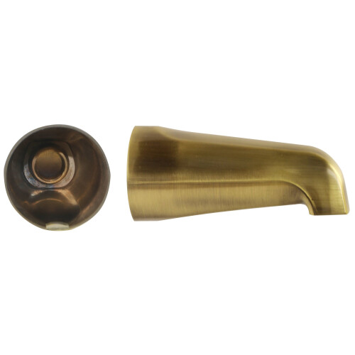 Westbrass E531-1F-06 5-1/4"""" standaard frontaansluiting kuipuitloop antiek messing 2