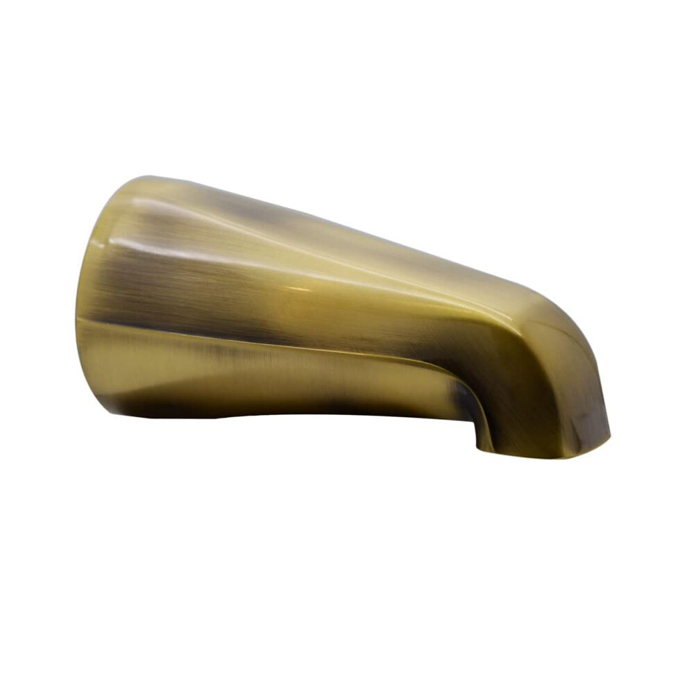 Westbrass E531-1F-06 5-1/4"""" Standard Front Connection Tub Spout Antique Brass 747028642606