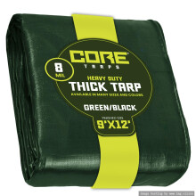 Core Tarps Heavy Duty 8 Mil Tarp Cover Waterdicht UV-bestendig Scheur- en scheurbestendig polyzeil met versterkte randen voor dakcamping Patio Zwemba