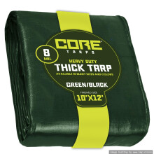 Core Tarps Heavy Duty 8 Mil Plandeka Wodoodporna, odporna na promieniowanie UV, odporna na rozdarcia i rozdarcia plandeka polietylenowa ze wzmocniony
