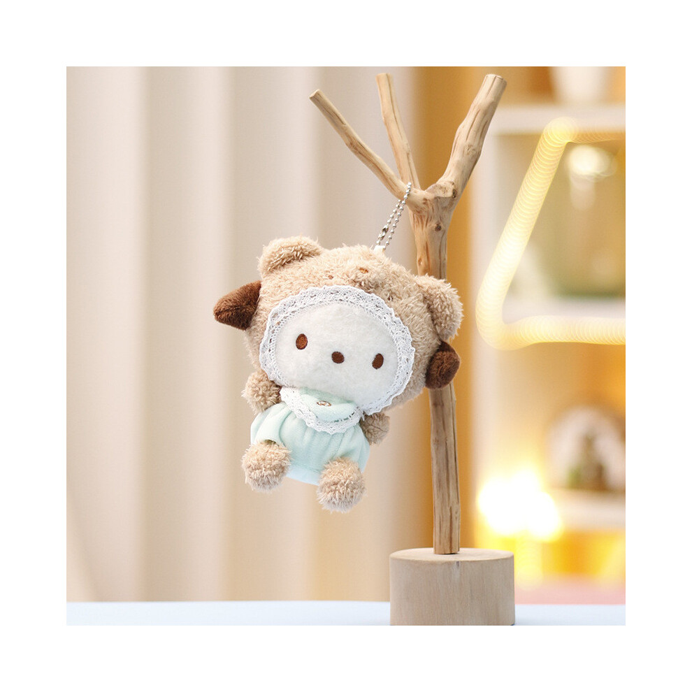 (Pacha) Sanrio Plush Cute Keychain Charm Soft Stuffed Toy Accessories For Keys Bags 14cm-image-OPC-PGTFP89-NEW