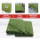 Mytee Products 10' x 12' Πράσινη Τέντα Καμβά 12oz Ανθεκτική στο Νερό 3