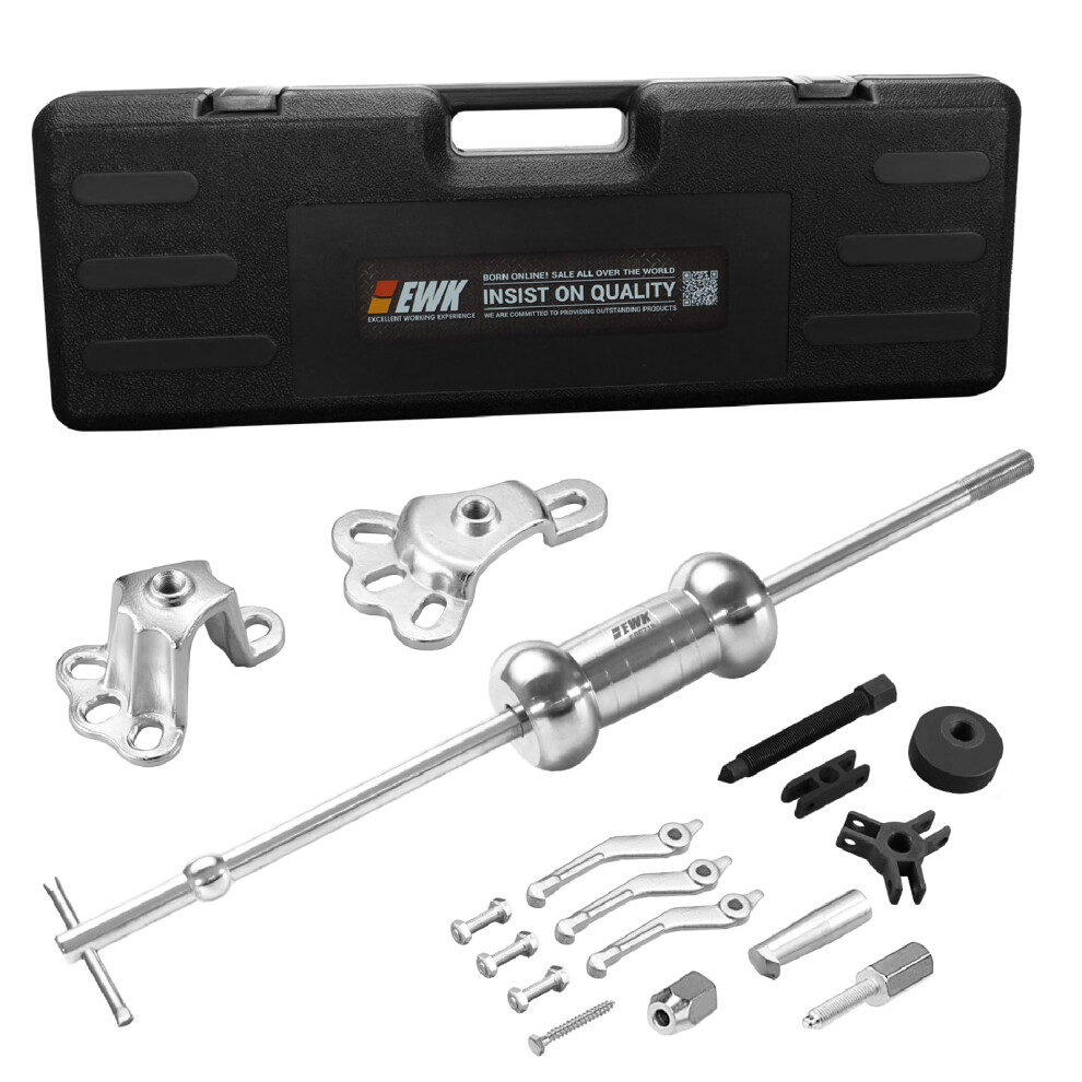 Ensemble d'extracteurs    inertie EWK    9 voies, extracteur de roulements de moyeu de roue avant et extracteur d'arbre de moyeu de roue arri  re