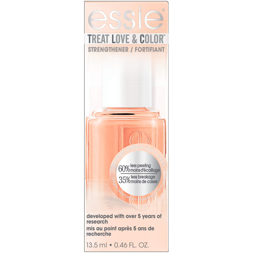 Essie Treat Love & Color Nail Polish For Normal To Dry/Brittle Nails Glowing Strong 0.46 Fl. Oz.