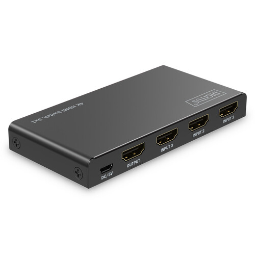 DIGITUS DS-55331 - video/audio switch - 4K - 3 x 1 1
