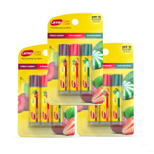 Carmex Daily Care Moisturizing Lip Balm Sticks  SPF 15  Multi-Flavor Lip Balm Pack  9 Count (3 Packs of 3)