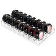 Organizer per Ombretto in Acrilico Luxspire, 16 Spazi per Cosmetici, Organizer per Cassetti Makeup