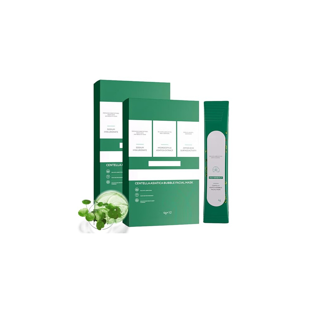 Aacnre Black Centella Asiatica Bubble Face Mask Centella Foam Facial Mask Centella Bubble Facial Mask Remove And Control Oil Deeply Clean Facial Dirt (2)