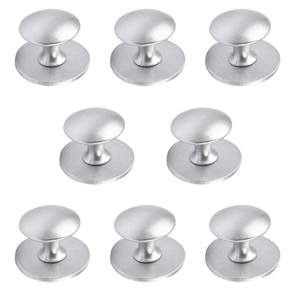 Morobor Stainless Steel Drawer Knobs 8Pcs Self-Stick Instant Cabinet Pulls Adhesive Sliding Door Handle With Mounting Screws For Glass Cabinet Cupboar 790807598298