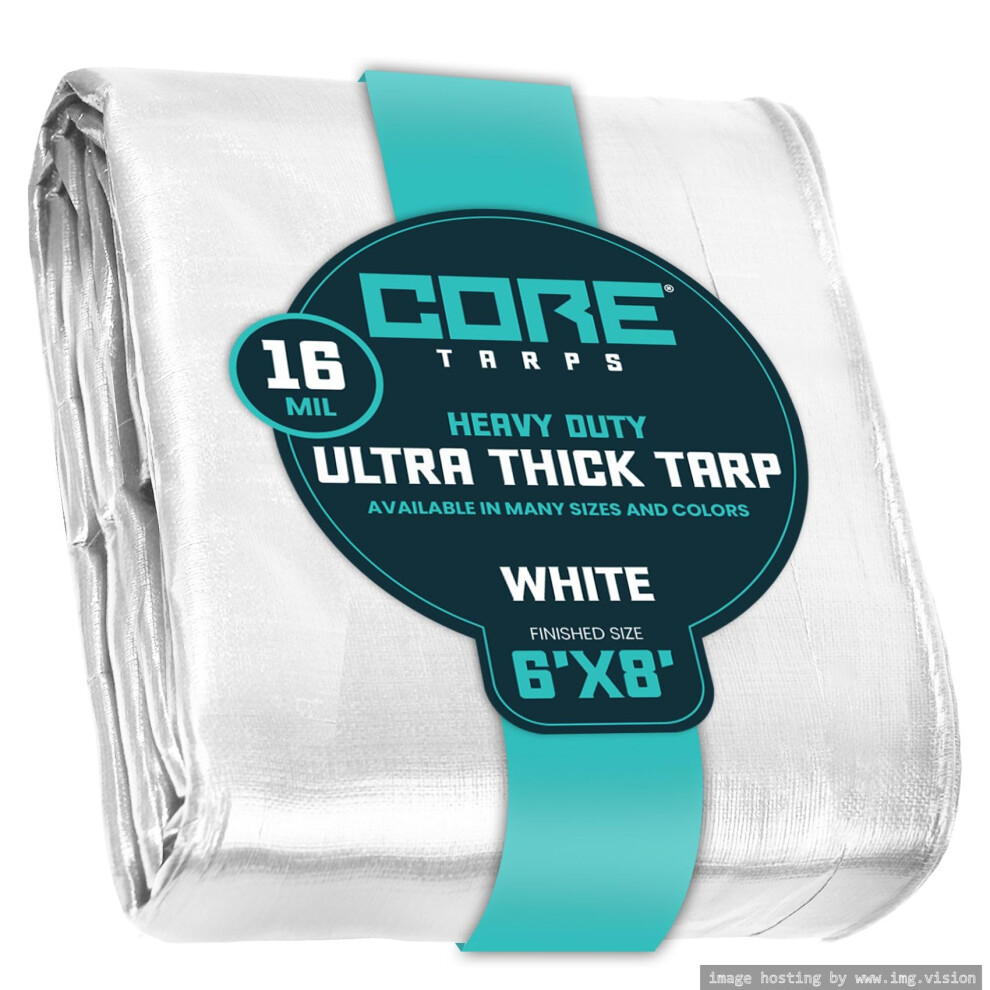 Plandeki Rdzeniowe Bardzo Wytrzymale 16-Milimetrowe Pokrycie Plandeki Wodoodporna, Odporna Na Promieniowanie Uv, Odporna Na Rozdarcia I Rozdarcia Pla-image