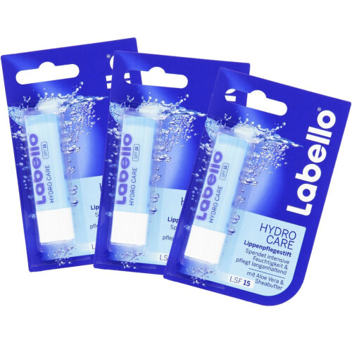 Labello Hydro Care Lippenbalsem - 3-pack van Labello 1