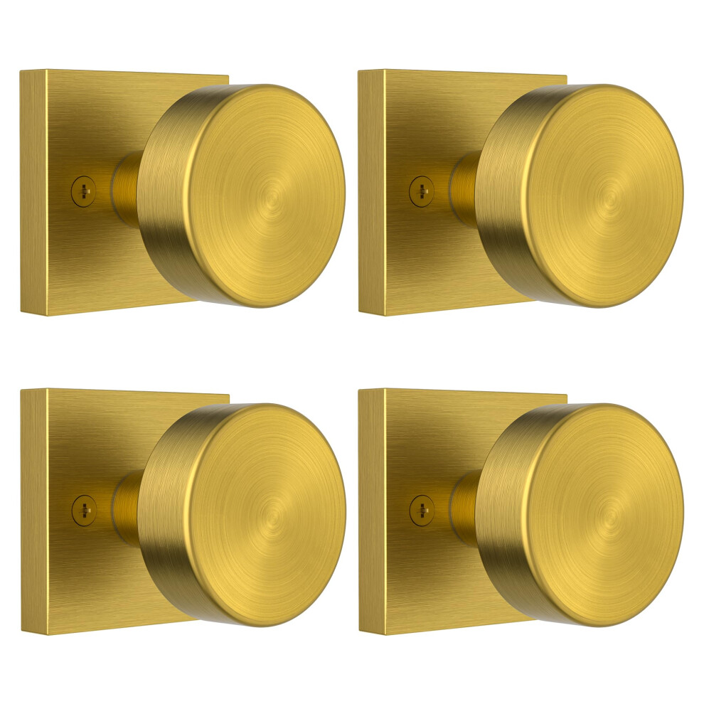 Lot De 4 Boutons De Porte En Laiton Antique, Boutons De Porte Factices, Boutons De Porte Antiques, Bouton De Porte Int Rieur Vintage, Bouton De P-image