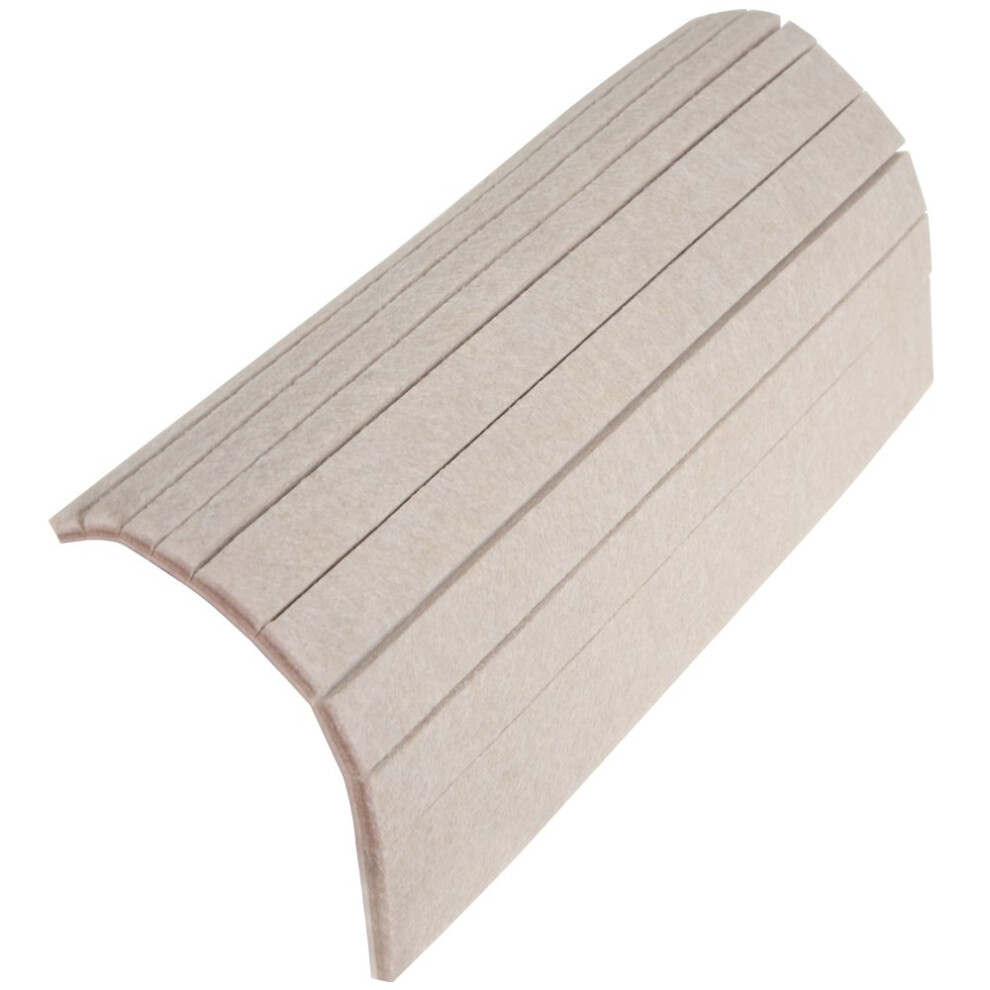 Softtouch 4761395N Self-Stick Pre-Cut Felt Blanket (18Piece) 8"""" Long Strips Linen 18 Count 074523076132