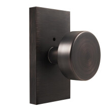 HIEMEY Oil Rubbed Bronze Door Knobs Interior with Lock Privacy Vintage Door Knobs Oil Rubbed Bronze Door Handles for Bathroom Bedroom Round