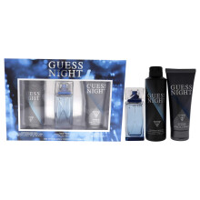 Guess Night for Men  3 db-os ajndkkszlet 3,4 uncia EDT spray 6,0 uncia szagtalant testpermet 6,7 uncia tusfrdo
