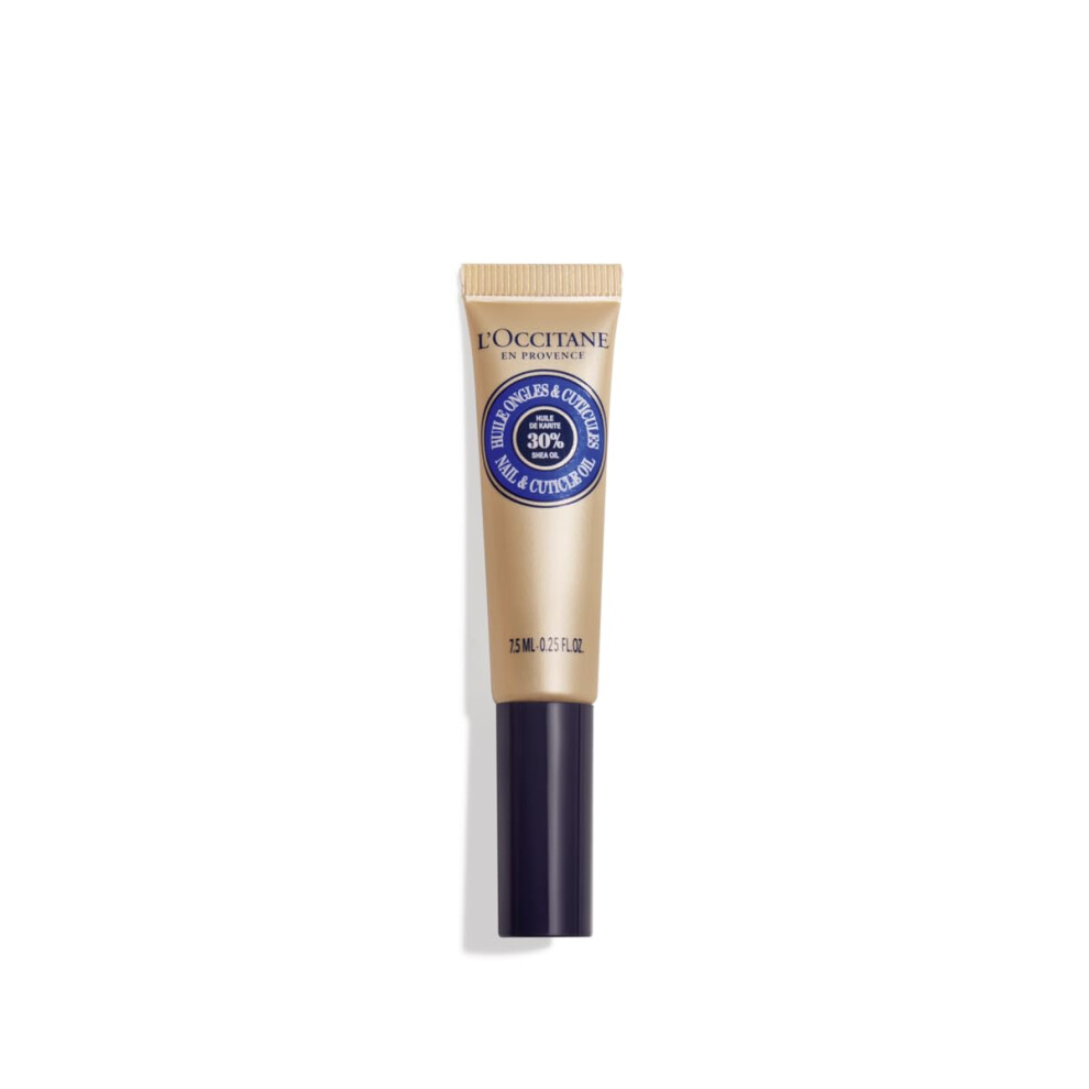 L'OCCITANE Shea Nourishing Nail & Cuticle Oil: With 30% Shea Oil  Healthier-Looking Nails  Soften Cuticles  Strengthen Nails  0.25 Fl. Oz