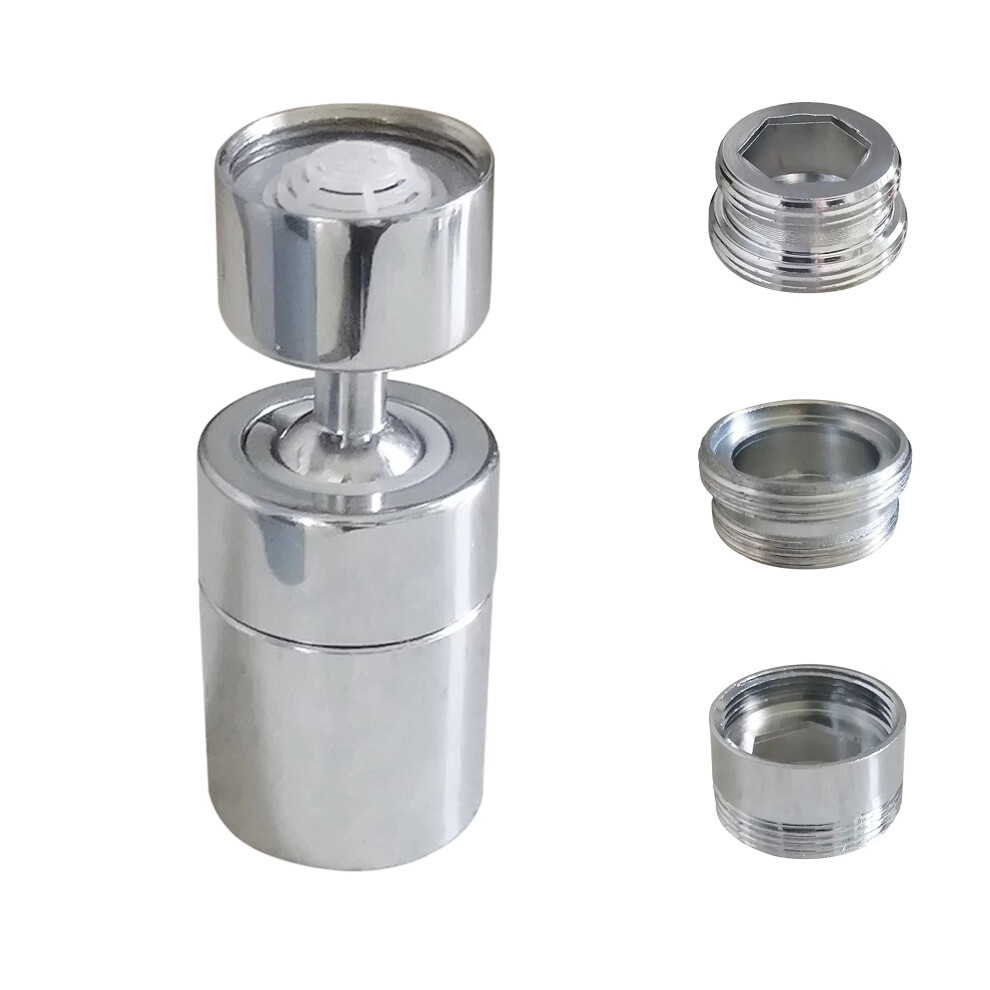 Aérateur de robinet d'évier de cuisine à grand angle rotatif, buse de robinet de cuisine et de salle de bain, aérateur de robinet, rallonge de ro