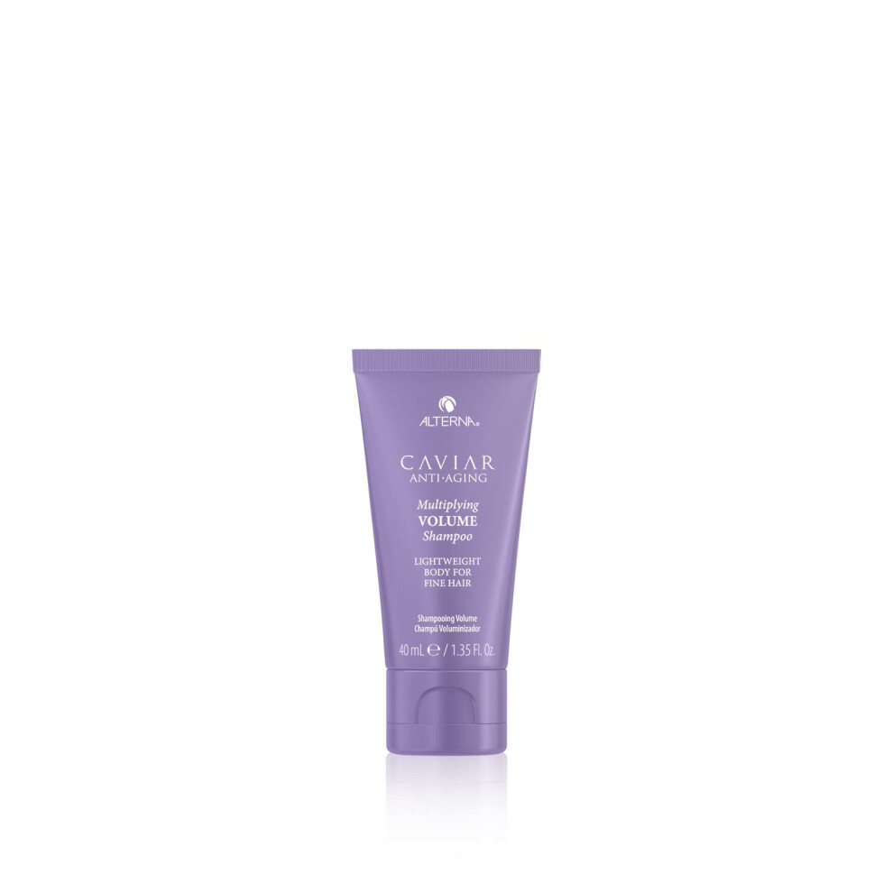 CAVIAR Anti-Aging Multiplying Volume Shampoo Travel Size 1.35 Fl Oz | For Fine  Limp or Thin Hair | Create Instant Volume and Thickness | Sulfate Free