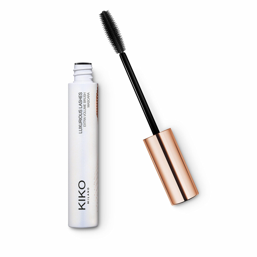 Kiko Milano - New Luxurious Lashes Extra Volume Brush Mascara Volume- And Definition-Enhancing Mascara