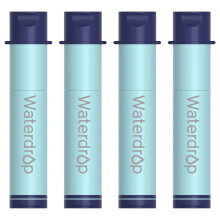 Filtro per l'acqua Waterdrop, purificatore d'acqua con cannuccia, per campeggio, viaggi, zaino in spalla e preparazione alle emergenze, sistema d