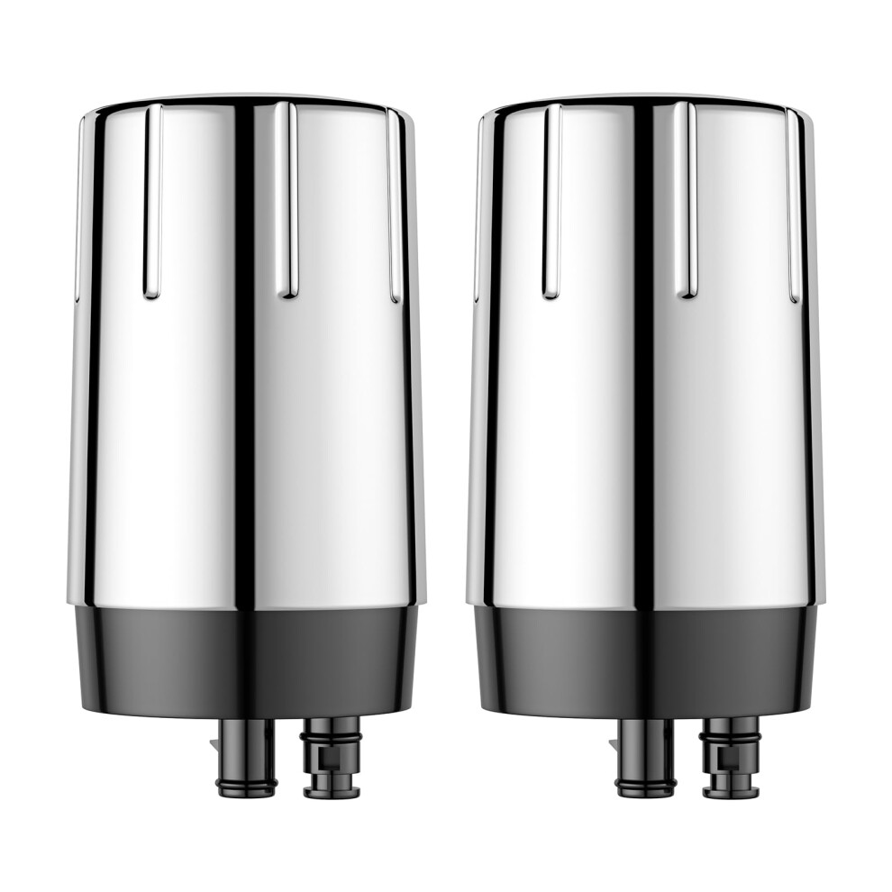 Filtre de robinet de remplacement Fil-Fresh, lot de 2, pour système de filtration de robinet Brita, certifié NSF pour réduire le chlore, sans BPA