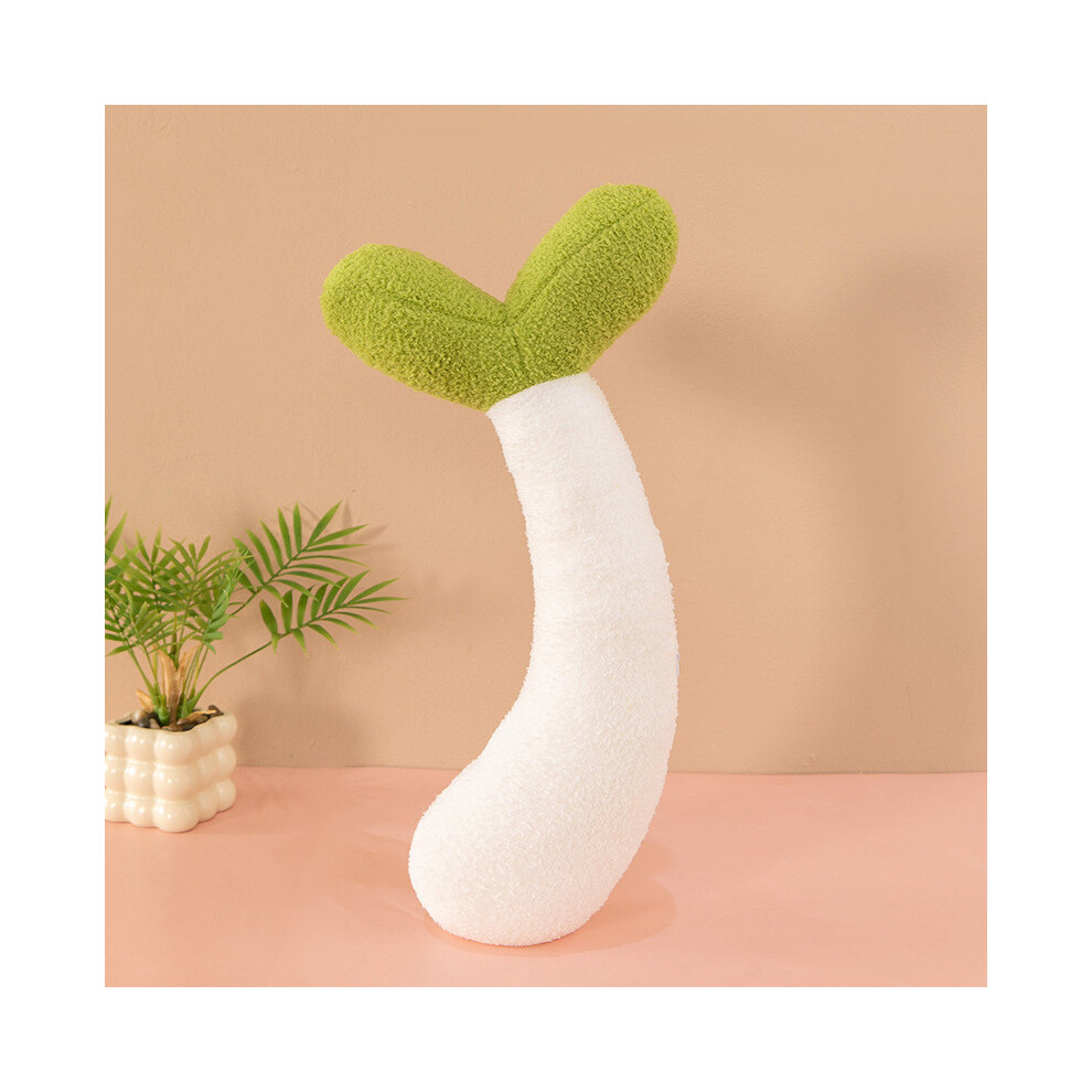 (Green, 70cm) Bean Vegetable Sprout Plush Toy Cartoon Stuffed Doll Decoration Bedroom Gift