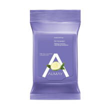 Almay Make-up Remover Doekjes, Olievrij, Reinigingsdoekjes, Hypoallergeen, Dermatologisch getest, 25 Stuks