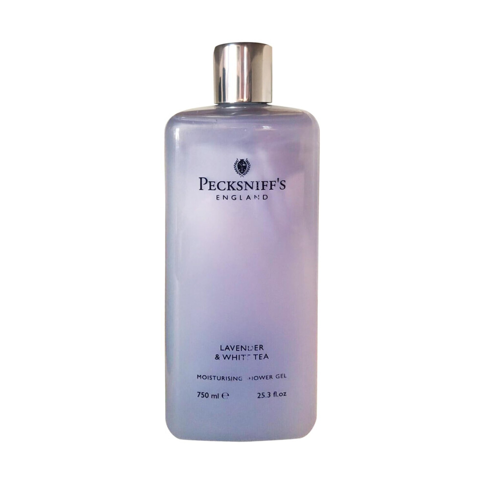 Pecksniff's Lavender/White & Tea Moisturizing Shower Gel | 750Ml / 25.366 Fl Oz