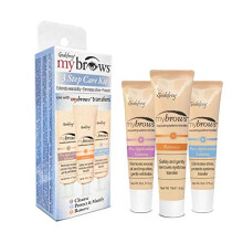 Godefroy Mybrows Kit di Cura in 3 Fasi per Tatuaggi Temporanei e Transfer di Sopracciglia