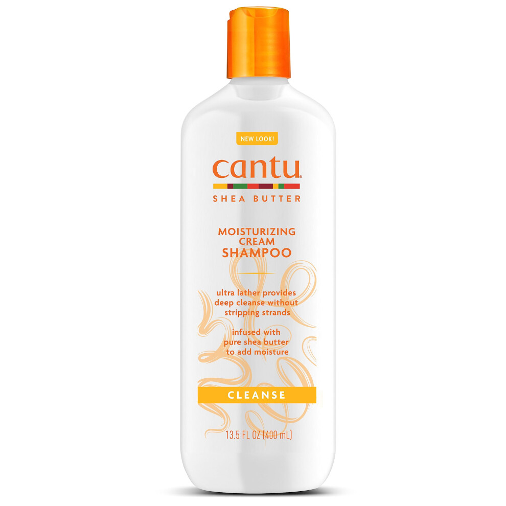 Cantu Moisturizing Cream Shampoo with Shea Butter  13.5 fl oz