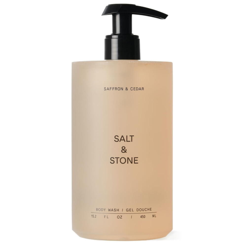 Salt & Stone Body Wash With Antioxidants For Deep Moisture | For Women & Men Sulfate Paraben & Dye Free Leaving Skin Soft And Hydrated - 15.2 Fl O