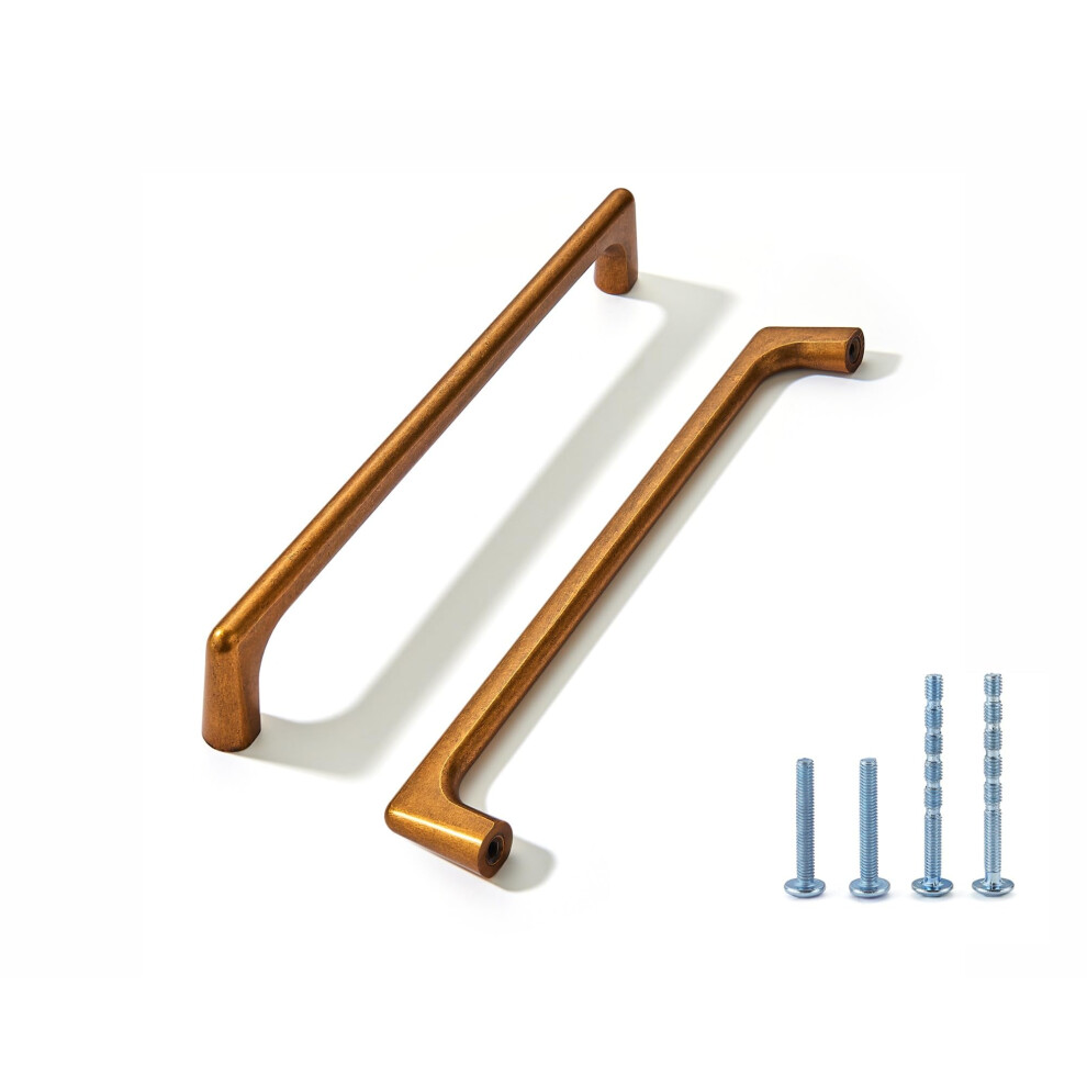 LIMUR 10 Pack 7.5 Inch (192 mm) Hole Center Antique Brass Cabinet Pulls - Solid Zinc Alloy Kitchen Cabinet Handles  Drawer Pulls Drawer Handle  Wardro-image-OPC-PGTG8ZG-NEW