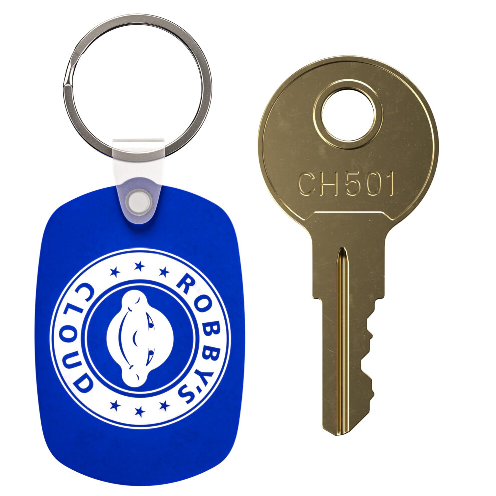 Ch504 Replacement Key For Truck Tool Boxes And Rv Compartment Marked Ch-504-1 Robbys Cloud Keychain Included (1-Pack) - Key Style May Vary 791684614576