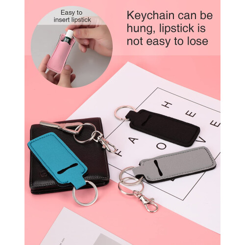 Meiiy Suporte para Batom e Bálsamo Labial com Clip - 7pcs 2