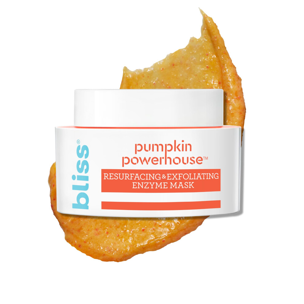 Bliss Pumpkin Enzyme Face Mask | Pumpkin Powerhouse Resurfacing & Exfoliating Mask | Vitamins, Minerals & Antioxidants For Brightness | Clean | Parabe